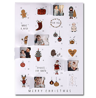 Calendrier de l'Avent avec photos Christmas World